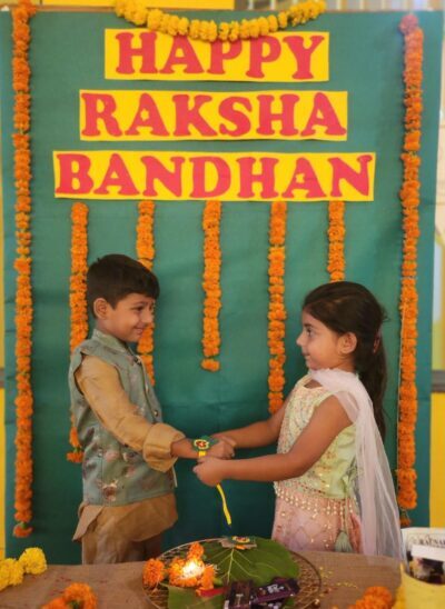 The Joy of Rakhi: Celebrating Raksha Bandhan at Ivy World Play School.