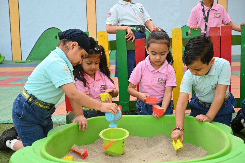 Water & Sand Play at Ivy World Play School, Jalandhar