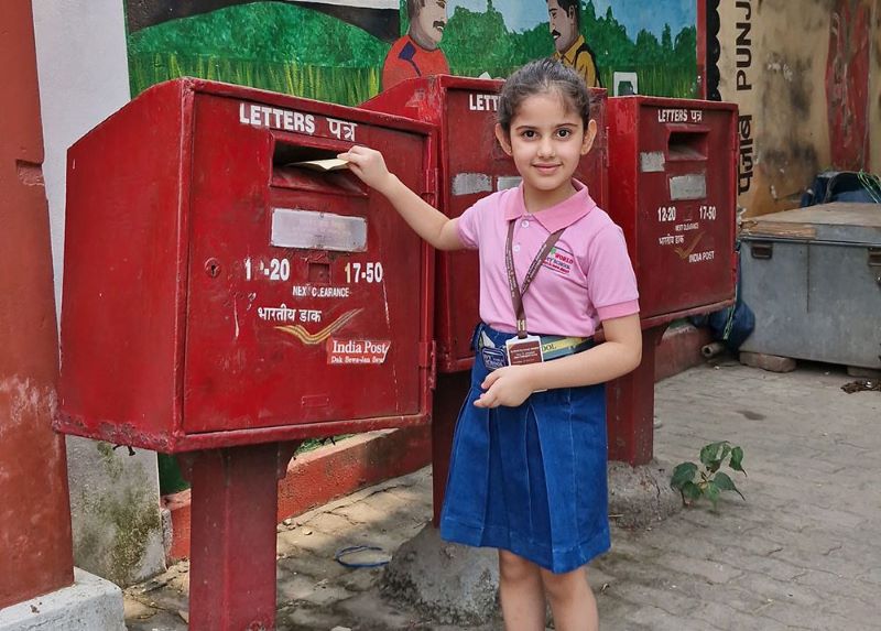 Post-office themed activity at school
